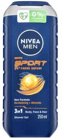 Nivea Men Sport Dušo želė vyrams, 250 ml