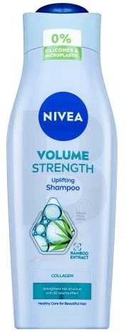 NIVEA Volume & Strength Šampūnas ploniems ir ploniems plaukams 400 ml