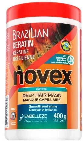 Novex Brazilian Keratin Deep Hair Mask plaukų kaukė su keratinu, 400g