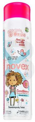 Novex My Little Garbanotiems plaukams drėkinantis kondicionierius garbanotiems vaikų plaukams, 300 ml
