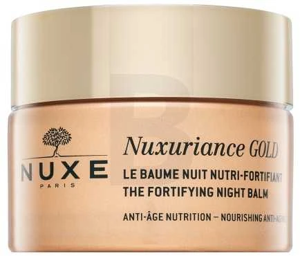 Nuxe Maitinamasis-stiprinamasis maksimaliai nuo senėjimo saugantis naktinis balzamas „Nuxuriance® Gold Nutri-fortifying night balm ultimate anti-aging“, 50 ml