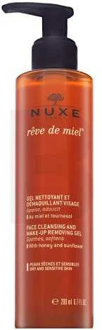 Nuxe Makiažą valanti veido želė „Rêve de Miel® Face cleansing and make-up removing gel“, 200 ml