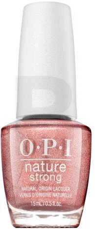 OPI Nature Strong Nagų lakas nagų lakas, atspalvis: NAT 015 Intentions Are Rose Gold, 15 ml
