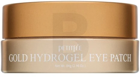 Petitfee Gold Hydrogel Eye Patch Hidrogelinės paakių pagalvėlės, 60 vnt.