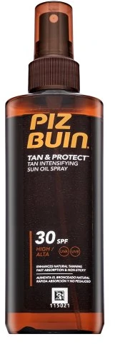 Piz Buin Tan & Protect įdegį spartinantis apsaugos nuo saulės aliejus su SPF 30, 150 ml