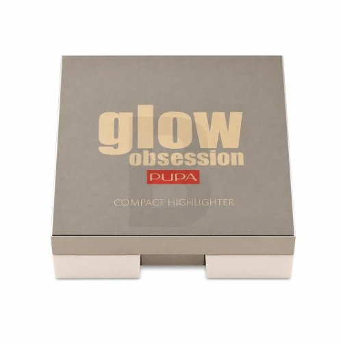 „Pupa Glow Obsession“ šviesinamųjų skaistalų šviestuvas „Highlighter Compact“, 100 šviesiai auksinių, 6 g