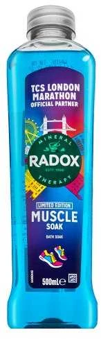 Radox Muscle Soak Bath Soak vonios putos, 500 ml