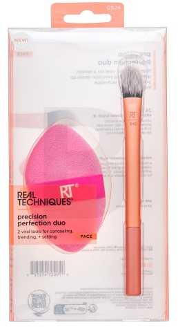 Real Techniques Makiažo šepetėlių komplektas Perfect Precision Duo