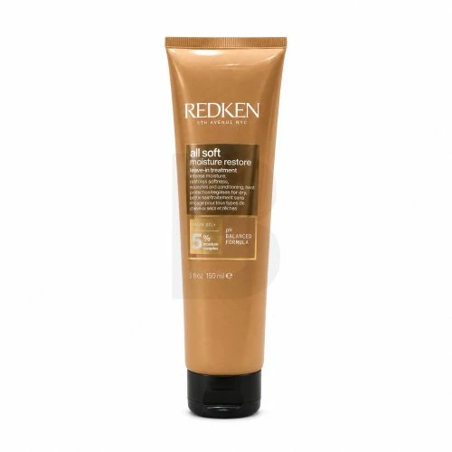 Redken All Soft Moisture Restore nenuplaunamas gydymas, 150 ml