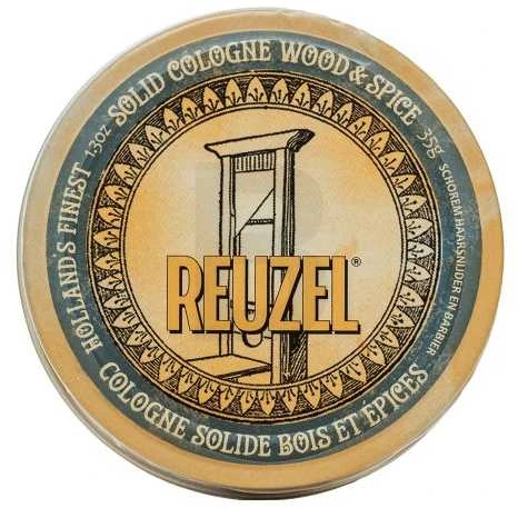 Vaško pagrindo kvepalai - balzamas Reuzel Wood & Spice Solid Cologne Balm, 35g