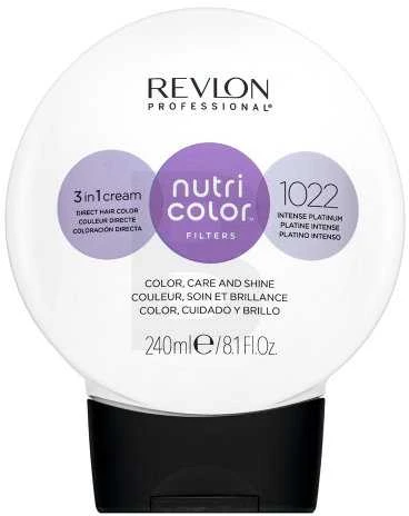 Ilgalaikiai plaukų dažai Revlon Nutri Color 1022 Platina, 240 ml