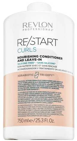 " Nenuplaunamas maitinamasis kondicionierius garbanotiems ir banguotiems plaukams Revlon Restart Curls, 750 ml