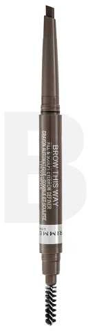 Antakių dažai "Rimmel London Brow This Way Fill And Sculpt Eyebrow Definer 002 Medium 0,25 g"