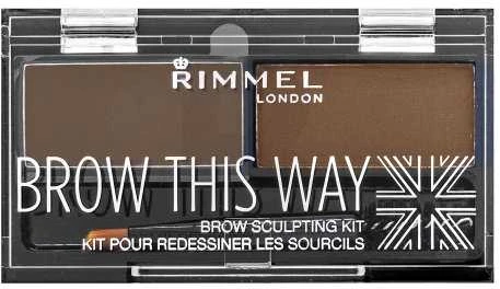 Rimmel London "Rimmel Brow This Way" antakių formavimo rinkinys 003 Dark Brown