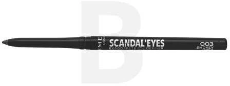 "Rimmel London Scandaleyes" automatinis akių pieštukas pilkos spalvos