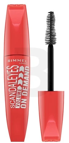 Rimmel London Scandaleyes Apimties suteikiantis On Demand blakstienų tušas juodas