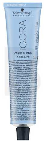 Schwarzkopf Professional Igora Vario Blond Cool Lift priemonė plaukų šviesinimui, 60 ml