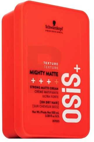 Stiprios fiksacijos plaukų kremas Schwarzkopf Professional OSIS + Mighty Matte 100 ml