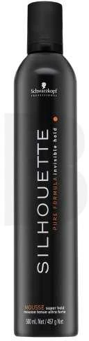 Putos plaukams labai stiprios fiksacijos Schwarzkopf Silhouette Super Hold Mousse 500ml