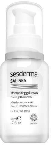 Sesderma Salises Moisturizing Gel Cream Drėkinantis gelinis kremas veidui, 50 ml