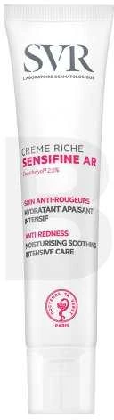 Svr Sensifine Ar Rich kremas nuo raudonio Drėkinamasis raminamasis intensyvios priežiūros kremas 40ml