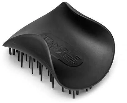 Galvos odos masažinis šepetys Tangle Teezer The Scalp Exfoliator & Massager, Onyx Juodas