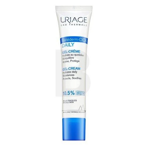 Uriage Bariéderm CICA Daily Gel-Kreminis drėkinamasis veido kremas pažeistai odai, 40 ml