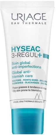Uriage Hyseac 3 Regul+. Spuogai, inkštirai. Salicilo rūgštis/AHA 40 ml