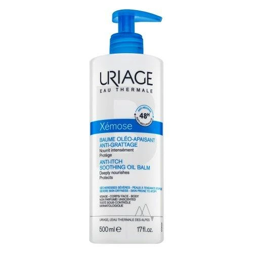 Uriage Xémose Anti-Itch Soothing Oil Balm Raminamasis balzamas labai sausai odai, 500 ml