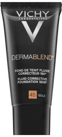"Vichy Dermablend Corrective Foundation 16h 45 Gold" Pudra 30ml