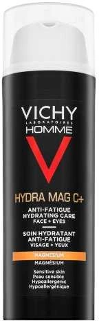 Vichy Homme Hydramag C Anti Fatigue Hydrating Care drėkinantis veido ir akių kremas vyrams, 50 ml