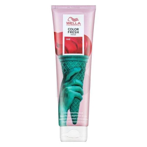 Kaukė suteikianti atspalvį plaukams Wella Color Fresh Mask 150 ml - Raudona