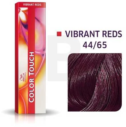 Wella Color Touch 44/65 plaukų dažai su spalvos pavyzdžiu
