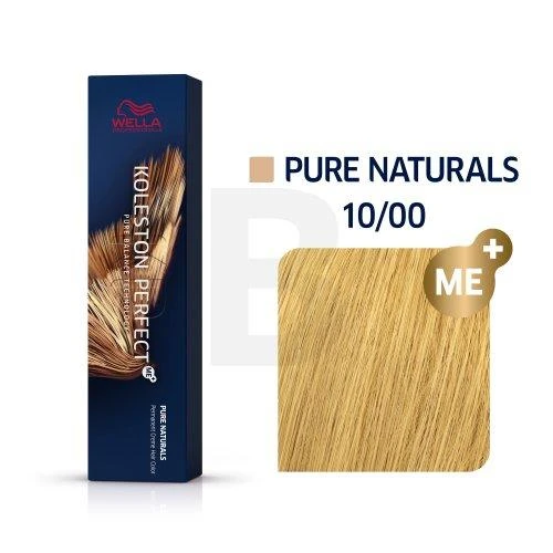 Wella Koleston 10/00 dažų pakuotė ir spalvų pavyzdys