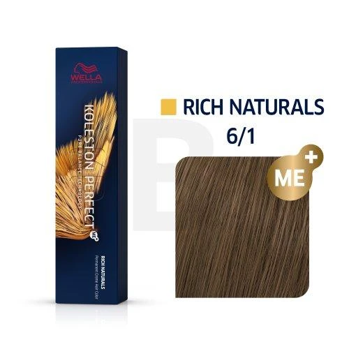 Wella Koleston Perfect Me+ plaukų dažai 60ml - 6/1