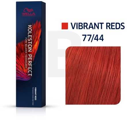 "Wella Koleston Perfect Me+ 77/44 Vibrant Reds" plaukų dažai 60ml