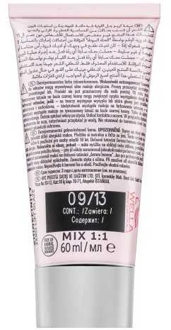 Plaukų dažai Wella Professionals Shinefinity Glaze 60ml - 09/13