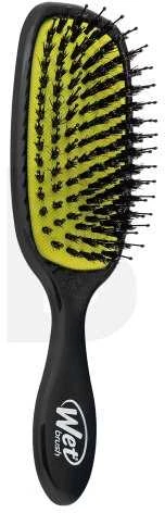 WET BRUSH WETBRUSH RETAIL SHINE ENHANCER juodas plaukų šepetys su šerno šereliais