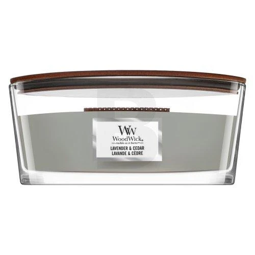 WoodWick Aromatinė žvakė (Lavender & Cedar), 453,6 g