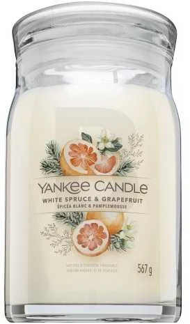 Yankee Candle Baltas Eglė ir greipfrutas 567 g