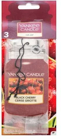 „Yankee Candle“ automobilio kvapiklių rinkinys „Juodas Cherry“ – 3 vnt.