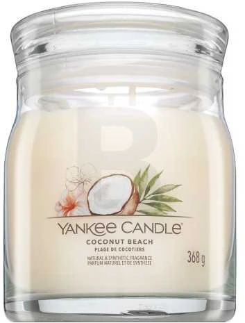Yankee Candle Aromatinė žvakė Signature glass medium Coconut Beach 368 g