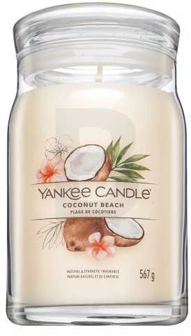 Yankee Candle Aromatinė žvakė Signature glass large Coconut Beach 567 g