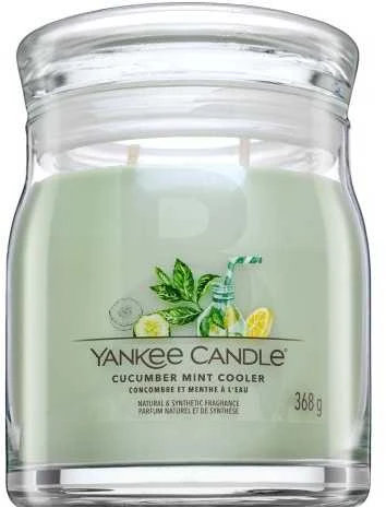 Yankee Candle Aromatinė žvakė Signature glass medium Cucumber Mint Cooler 368 g