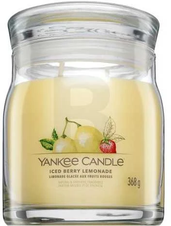 Yankee Candle Aromatinė žvakė Signature glass medium Iced Berry Lemonade 368 g