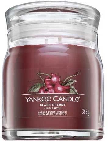 Yankee Candle Aromatinė žvakė Signature glass medium Juodas Cherry 368 g