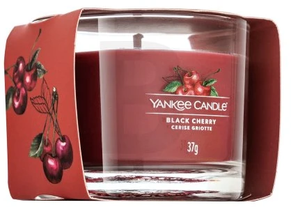 Yankee Candle Juodas Cherry Scented Candle kvapni žvakė, 623 ml