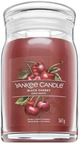 Yankee Candle Aromatinė žvakė "Signature" didelis stiklas "Juodas Cherry" 567 g