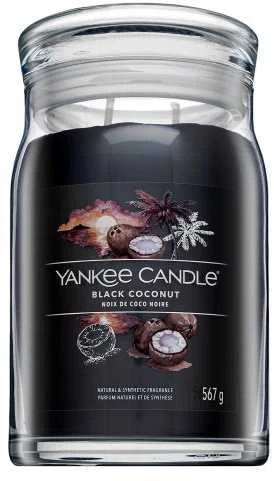 Yankee Candle Aromatinė žvakė "Signature", didelė stiklinė "Juodas Coconut" 567 g