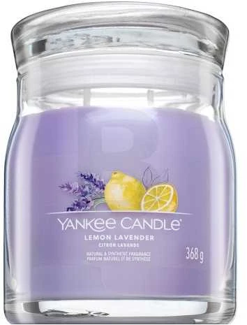 Yankee Candle Aromatinė žvakė Signature glass medium Lemon Lavender 368 g